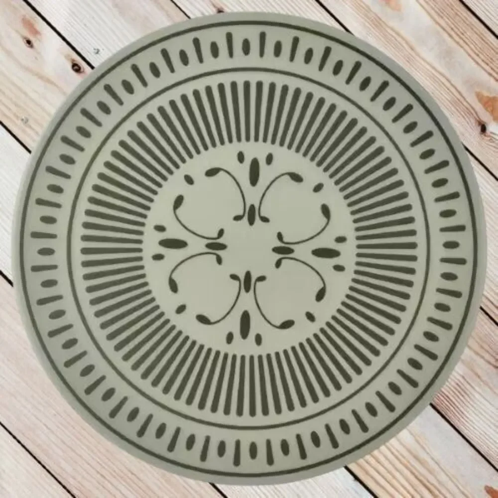 IKEA TUVIRIS Place mat Gray-Green/Patterned Plastic 14‎ ½ 